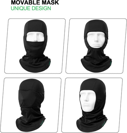 Balaclava Ski Mask 3 Pieces Full Face Cover for Men and Women Sun Protection Breathable Shiesty Mask for Skiing